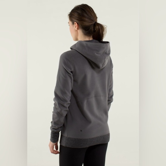 Lululemon Runaway Fleece In Soot Light/Heathered Medium Gray Size 8 - Picture 2 of 15